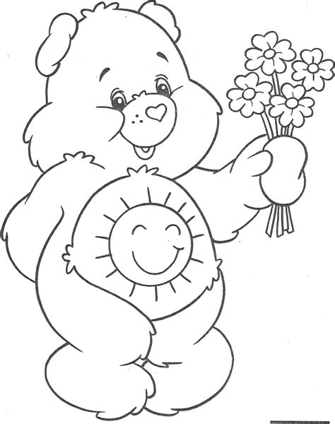 Funshine Bear Coloring Pages - Coloring Home