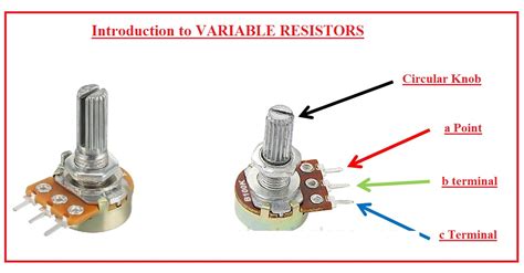 Variable Resistor Potentiometer