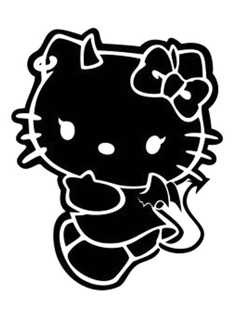 Hello Kitty Stencil