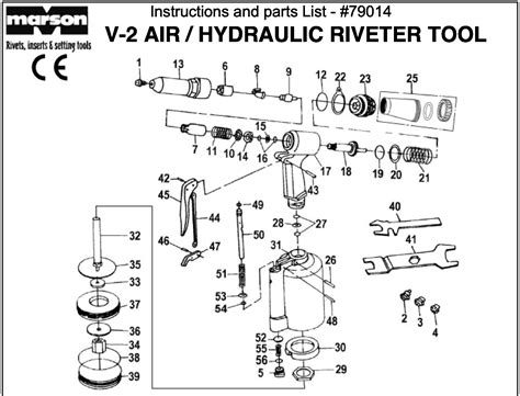 Marson 79014 V-2 Air-Hydraulic Riveter | Blind Rivet Supply