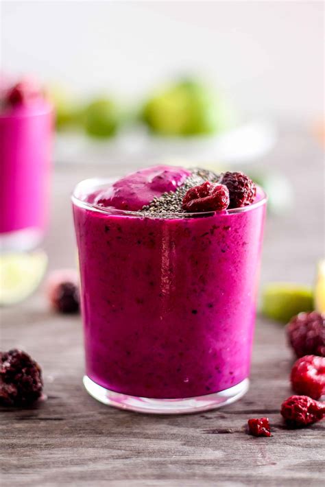 Dragon Fruit Smoothie Recipe | Healthy Berry Pitaya Drink