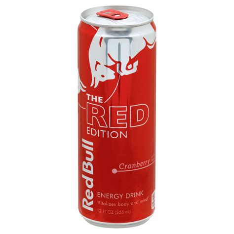 Red Bull The Red Edition Cranberry Energy Drink - Shop Sports & Energy ...