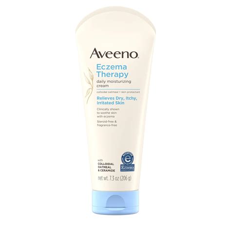 Aveeno Eczema Therapy Daily Moisturizing Cream for Sensitive Skin ...