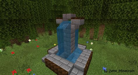 How To Build A Small Water Fountain In Minecraft - Fuegoder Revolucion