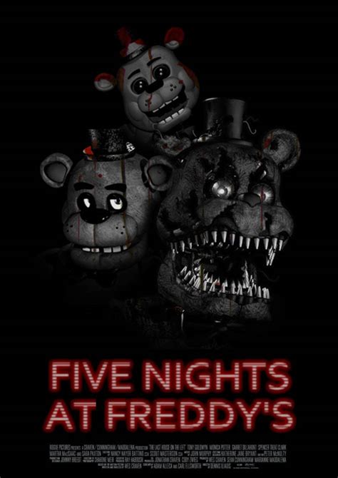 Five Nights at Freddy's - Remake Movie Poster by BlueprintPredator on ...