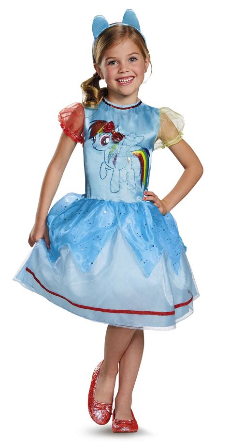 Kids Rainbow Dash Little Pony Girls Costume | $18.99 | The Costume Land