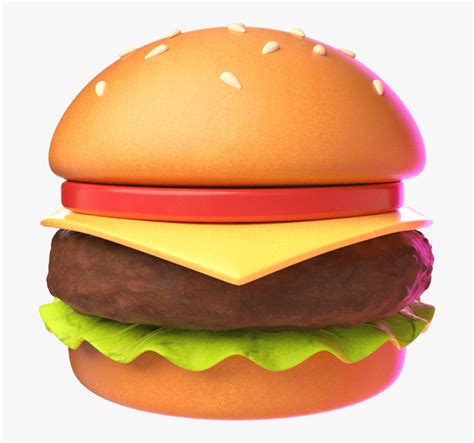 Transparent Burger Emoji Iphone, HD Png Download , Transparent Png ...