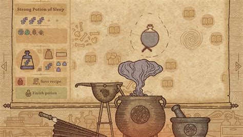 Potion Craft map and recipes list | PC Gamer