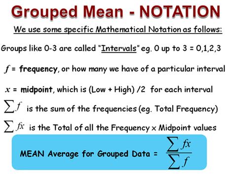 Mean Median Mode Formula For Grouped Data