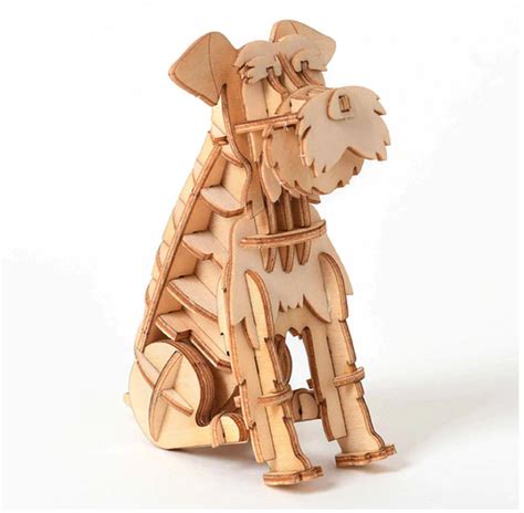 3D Wooden Puzzle Jigsaw Puzzle Laser Cutting DIY Animal Cat | Etsy