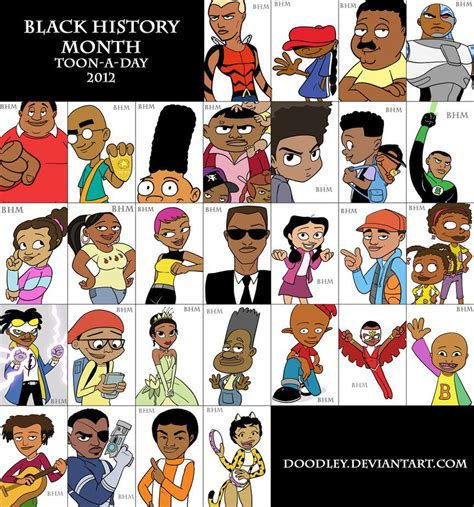 Toon-a-Day 4 Black History Month by Doodley on DeviantArt | Black ...