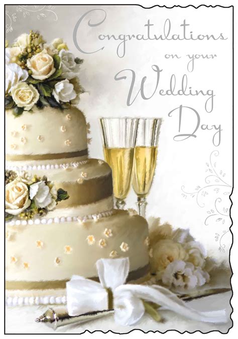 Congratulations on your wedding day card. | Wedding Congrats ...