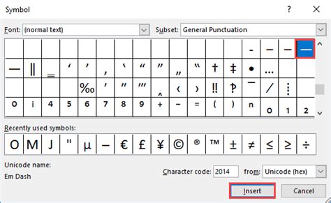 What Is An Em Dash Symbol