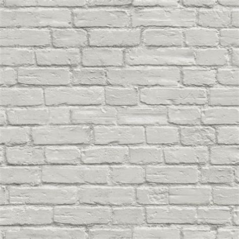 Painted Brick off White Wallpaper - Etsy