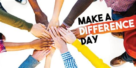 Opportunities for National Make a Difference Day! – UConn Center for ...