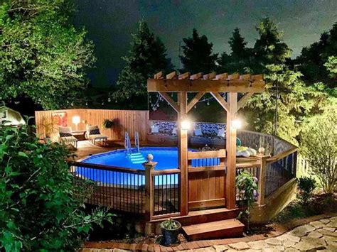 20 Above Ground Pool Deck Ideas to Inspire Your Next Outdoor Project 2022