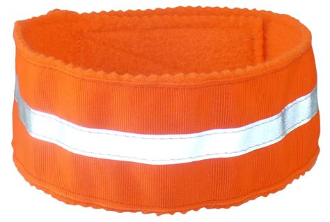 Safety Reflective Dog Collar - Blaze Orange