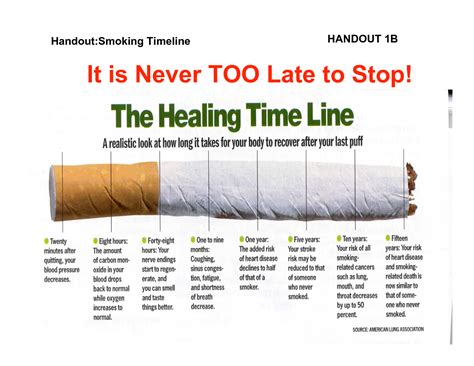 It's never too late to stop. | The Healing Timeline: A realistic look ...