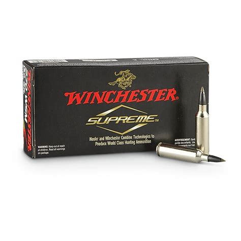 Winchester® Supreme™ E - TIP® .338 Win.® Mag. 200 Grain 20 Rounds ...