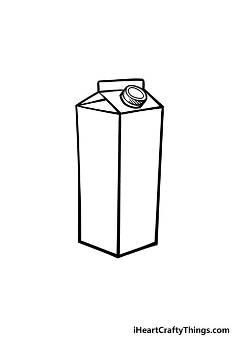 Milk Carton Drawing - How To Draw A Milk Carton Step By Step (2023)