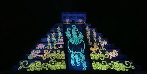 Chichen Itza light show at night brings history alive!