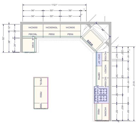 Popular 35+ Floor Plan Kitchen Cabinet