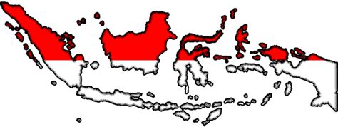 Siluet Peta Indonesia Png