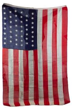 Early American 46 Star Flag | Cottone Auctions