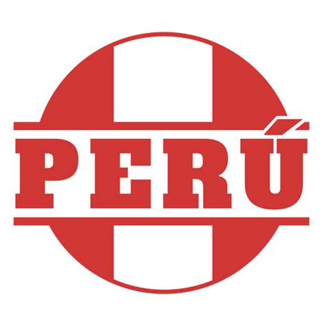 Peru Soccer Team Flag Sticker PNG & SVG Design For T-Shirts