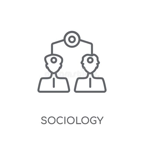 Sociology Outline Icon. Isolated Line Vector Illustration from E ...