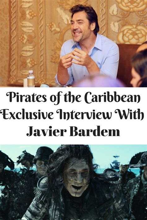 Interview with Captain Salazar Himself, Javier Bardem! - With Ashley ...