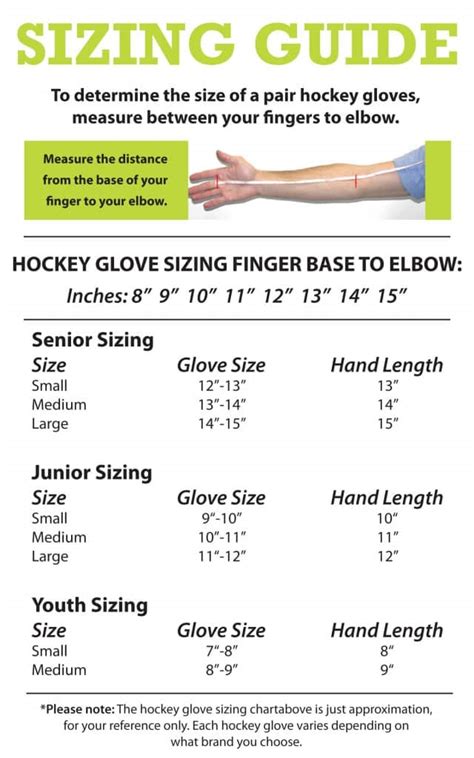 Bauer Hockey Glove Size Chart - Images Gloves and Descriptions ...