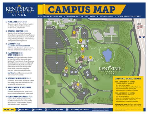 Kent State Campus Map | Campus map, Academic success center, Math lab