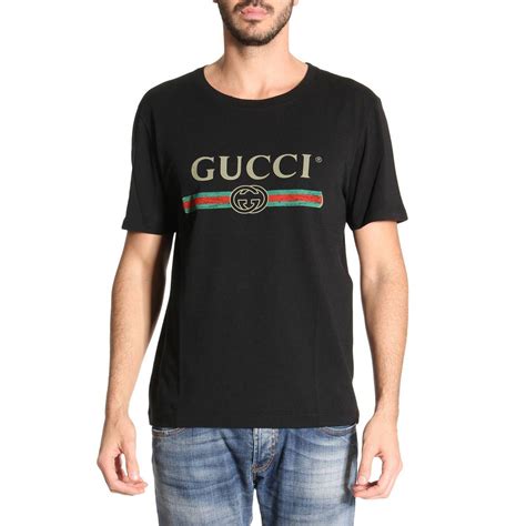 Gucci T-shirt Men in Black for Men | Lyst