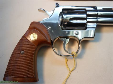 Gunlistings.org - Pistols Colt Python 8 Inch Barrel Nickel NIB