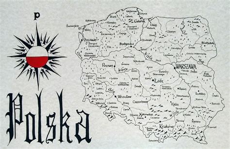 Poland Map - Etsy