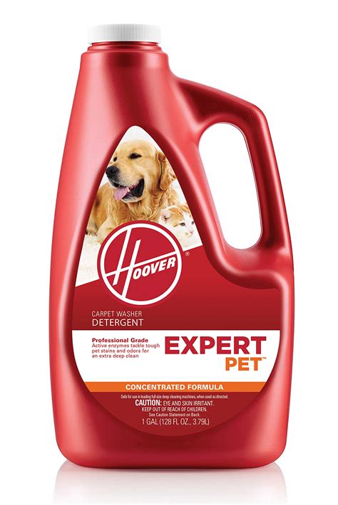 Hoover Expert Pet Carpet Cleaner Solution Formula, 128 oz, AH15075, Red ...