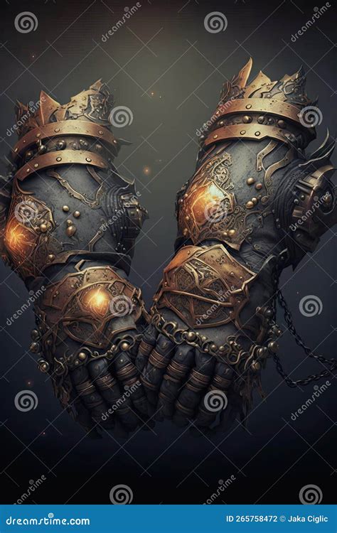 Gauntlets of ogre power stock illustration. Illustration of power ...