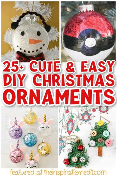 DIY Christmas Decorations Ornaments You Will Love · The Inspiration Edit