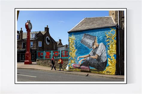 Dundee Scotland Poster Oor Wullie Mural Street Photography | Etsy