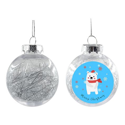 Sublimation Blank PET Ball with glitter- red -Dia:6cm