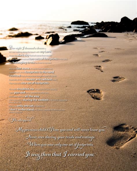 Footprints in the Sand Poem | Beautiful Poem from Only the Bible.com