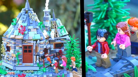 Hagrid's Hut made in LEGO - YouTube