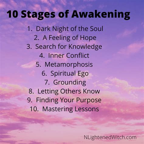 10 Stages of Spiritual Awakening | Spiritual awakening signs, Spiritual ...