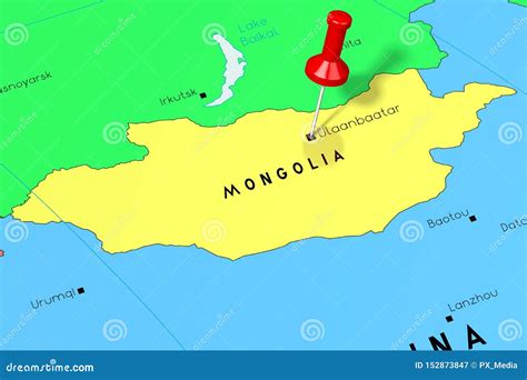 Ulaanbaatar, Capital Of Mongolia Vector Illustration | CartoonDealer ...