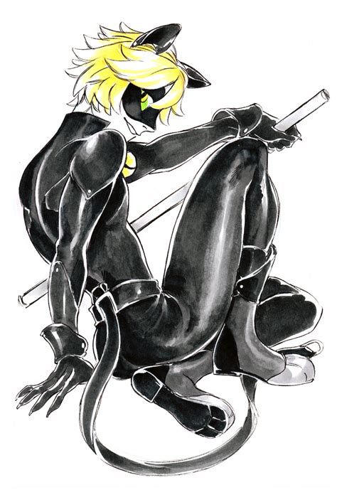 Inktober 003 - Chat Noir by vythefirst on DeviantArt