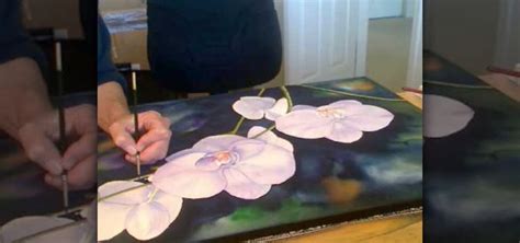 How to Paint orchid flowers with watercolor paints « Painting Tips ...