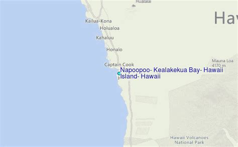 Napoopoo, Kealakekua Bay, Hawaii Island, Hawaii Tide Station Location Guide