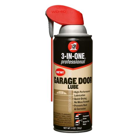 WD-40 3-In-1 11 oz. Garage Door Lubricant-100584 - The Home Depot