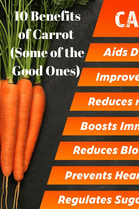 10 Benefits of Carrot (Some of the Good Ones) - Fast Life Tips